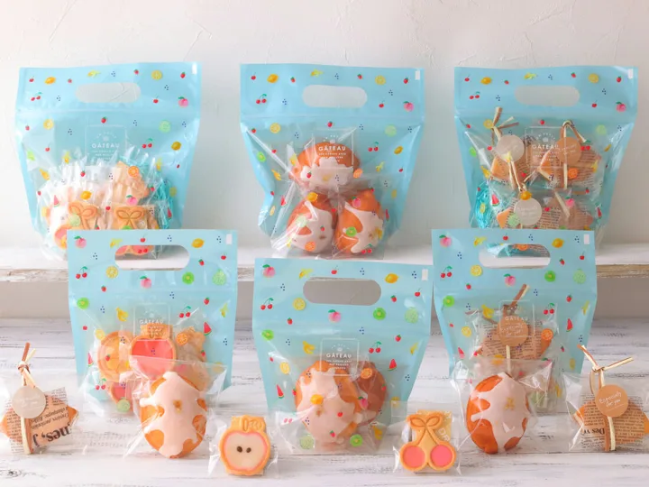 入れるだけでかわいい!ジッパーバッグ