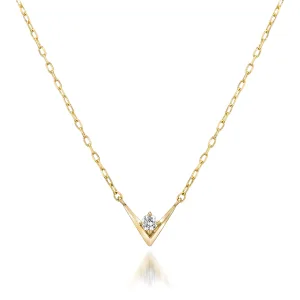 STAR JEWELRY／スタージュエリー K10 ネックレス DIAMOND SKINNY