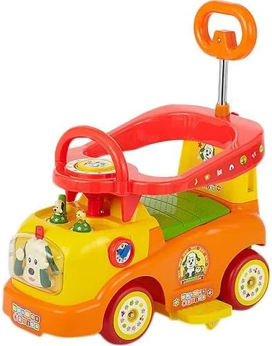 よちよち歩きの0歳～4歳まで楽しめる｜ワンワンの乗物玩具