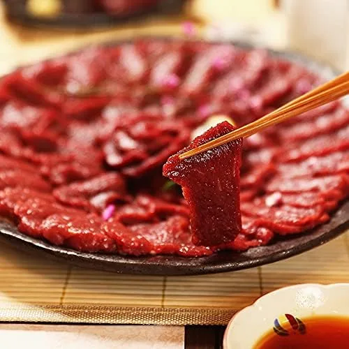 贅沢でヘルシーな馬刺し