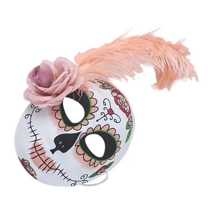 メキシコ版ハロウィン＝死者の日を彩るカラフルスカル「メキシコ スカルフェイスマスク」