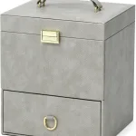 フラビア コスメボックス グレー