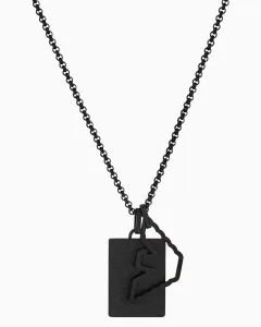 Emporio Armani／エンポリオ・アルマーニ ネックレス ブラックトーン ステンレススチール