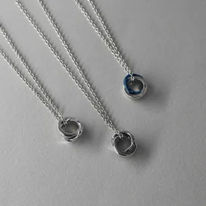 LION HEART／ライオンハート ウェーブダブルリングネックレス