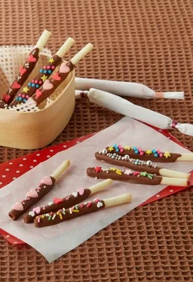 春巻きの皮で!チョコスティック