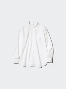 UNIQLO／ユニクロ ブロードスタンドカラーシャツ/長袖