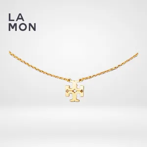 Tory Burch／トリーバーチ LOGO CHARM DELICATE NECKLACE
