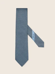 Zegna／ゼニヤ ライトブルー CENTO FILIシルクタイ