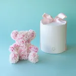 108輪の桜製テディベア