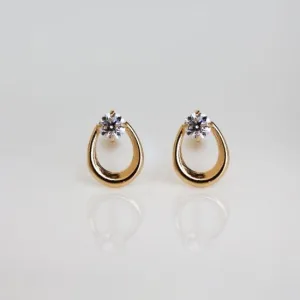 cui-cui／キュイキュイ Horseshoe CZ Pierce