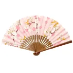 てぬぐい扇子 幸せ桜