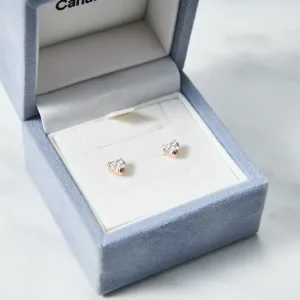 CANAL 4℃／カナルヨンドシー ハートシェイプK10ピンクゴールド ピアス