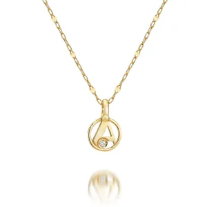 STAR JEWELRY／スタージュエリー K10 ネックレス INITIAL STAR CHARM