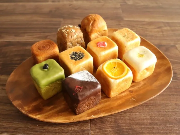 かわいさがたまらないキューブパンの詰め合わせ