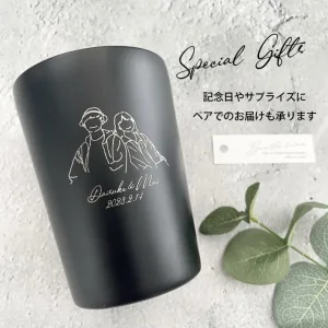 ステンレスタンブラー《線画》