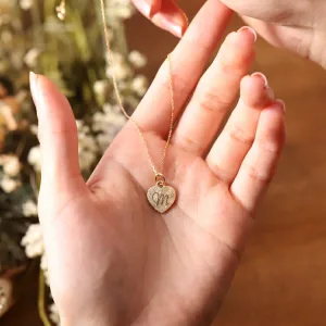 DEVAS／ディーヴァス K18 Gold Heart Initial Pendant