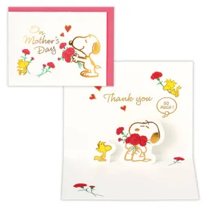 Hallmark／ホールマーク ウッドストックとカーネーション