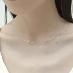 Thin Snake Chain Necklace［Silver925］
