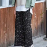 さらっとプリーツワイドパンツ