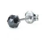 ブラックダイヤモンドピアス Mサイズ プラチナ900
