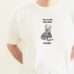 名前入りTシャツ【best Dad】