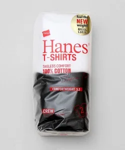Hanes／ヘインズ ジャパンフィット【2枚組】クルーネックTシャツ