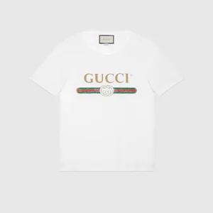 GUCCI／グッチ GUCCI ロゴ ウォッシュドオーバーサイズ Tシャツ