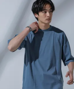 nano・universe／ナノ・ユニバース Anti Soaked ヘビークルーネックビッグＴシャツ
