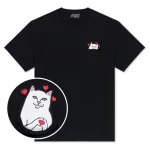 NERMAL LOVES POCKET TEE (BLACK WASH)