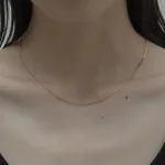 Thin Snake Chain Necklace［Silver925］