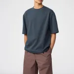 エアリズムコットンオーバーサイズTシャツ 5分袖