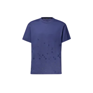 LOUIS VUITTON／ルイヴィトン フロックプリント モノグラム グラデーション Tシャツ