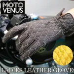 MOTOVENUS レディースレザーグローブ