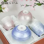 九谷焼 夫婦茶碗 夫婦湯呑 セット 銀彩/宗秀窯
