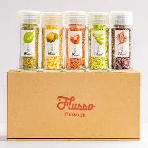 Flusso／フルッソ 野菜のお塩 5点セット【ギフト箱入り】