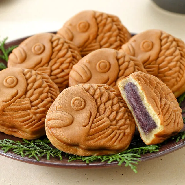 愛らしい鯛の形にほっこり