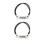 Logo Hair Ties 2-Piece