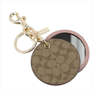 COACH／コーチ ミラー バッグ チャーム シグネチャー キャンバス