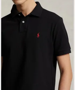 POLO RALPH LAUREN／ポロラルフローレン カスタム スリム フィット メッシュ ポロシャツ