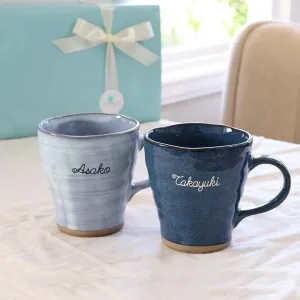 名入れ なごみコーヒーマグカップペアセット