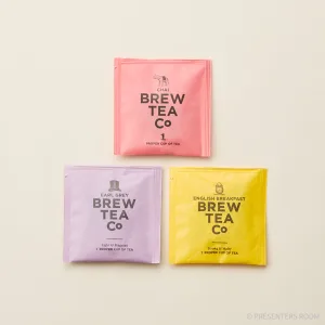 Brew Tea／ブリューティー TEA BAGS 紅茶 3コセット(イングリッシュブレックファースト、アールグレイ、チャイ)