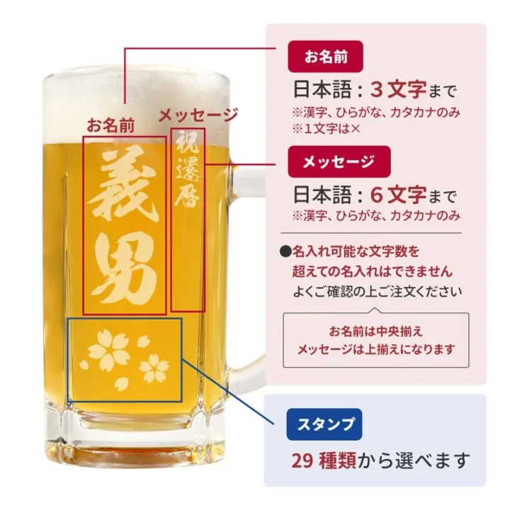 世界に一つのマイジョッキをプレゼント