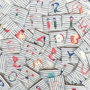 3 GA RA SU／サンガラス ABC DESIGN ミニポーチ