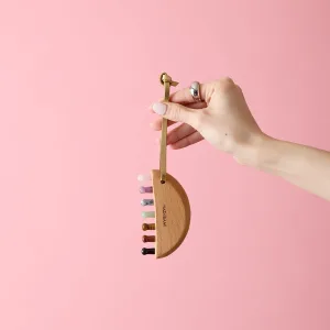 HASHIBAMI／ハシバミ 天然石 ハーフムーン カッサチャーム