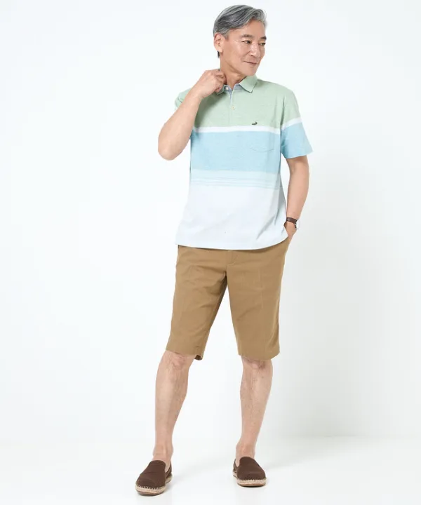 着こなしの悩みゼロの「ボーダーポロ」
