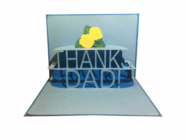 アレンシー 「父の日」ポップアップグリーティングカード「THANKS DAD!」