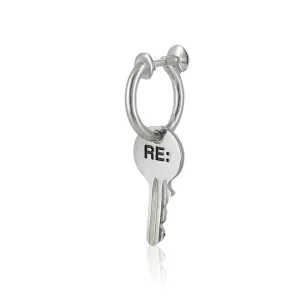 M'S COLLECTION／エムズコレクション OFF THE WALL RE: KEY HOOP EARRING