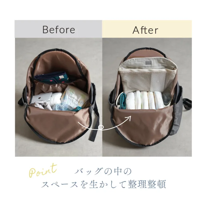 10mois エコバッグ&3wayインナーバッグ