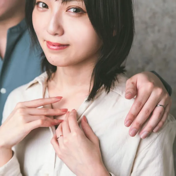 セミオーダーが嬉しい！キュービックカットのペアリング