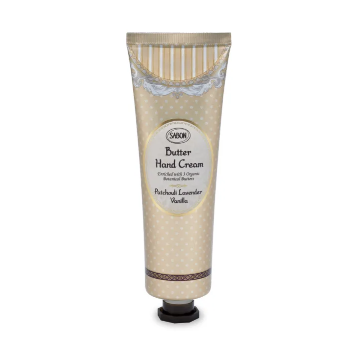 SABON バターハンドクリーム パチュリ・ラベンダー・バニラ